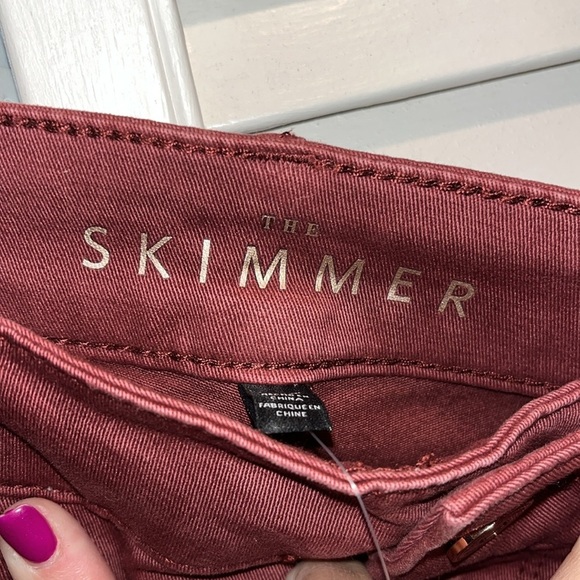 White House Black Market Rust skimmer jeans women’s size 4 NWT - Picture 4 of 11